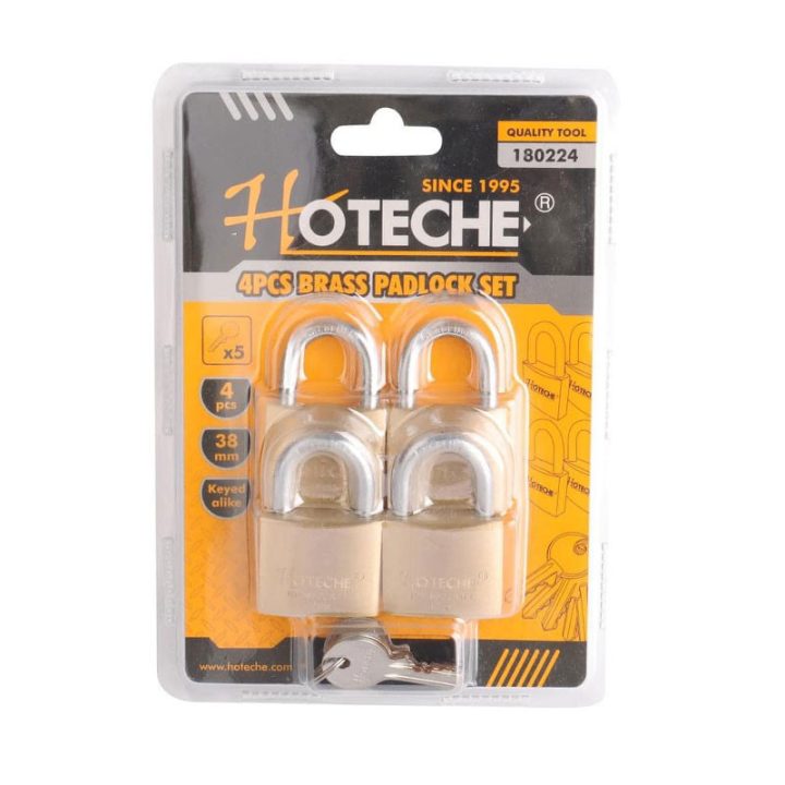 Lakat 38mm réz 4 db-os Hoteche