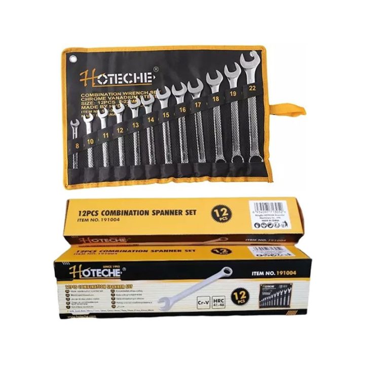 Csillagvilláskulcs készlet 12 részes 6-24mm tokban Crv. Profi Hoteche