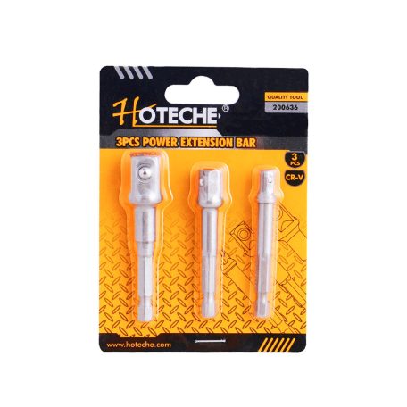   Dugókulcs adapter 1/4" 3/8" 1/2" 3db Crv. Hoteche