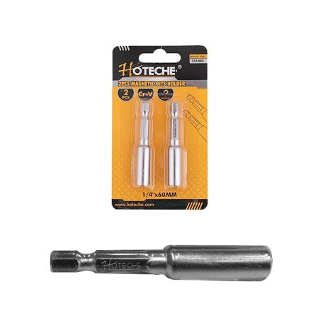   Bithegy befogó szár 60mm 1/4" 2db mágneses Crv. Hoteche