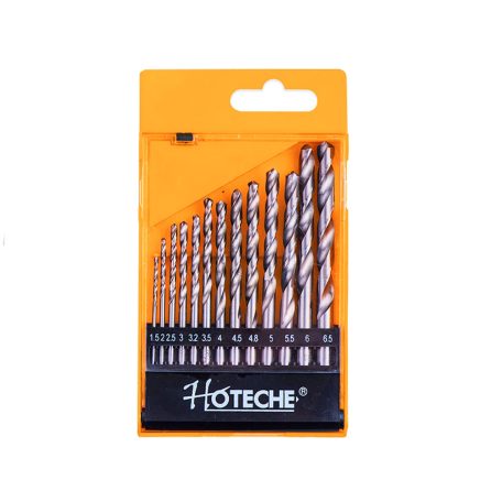   Fúró készlet fém 13 részes 1,5-6,5mm HSS-G köszörült Hoteche