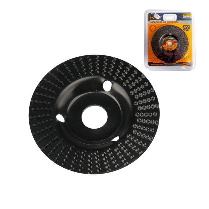 Csiszolókorong fém 115x22mm fához fekete Hoteche